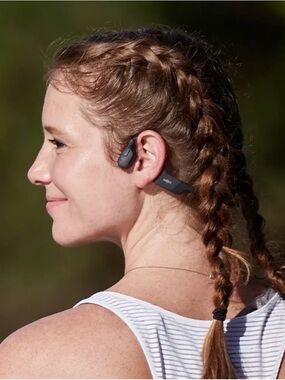 Shokz Open Run Mini Ear Bone Conduction Headphones — Black